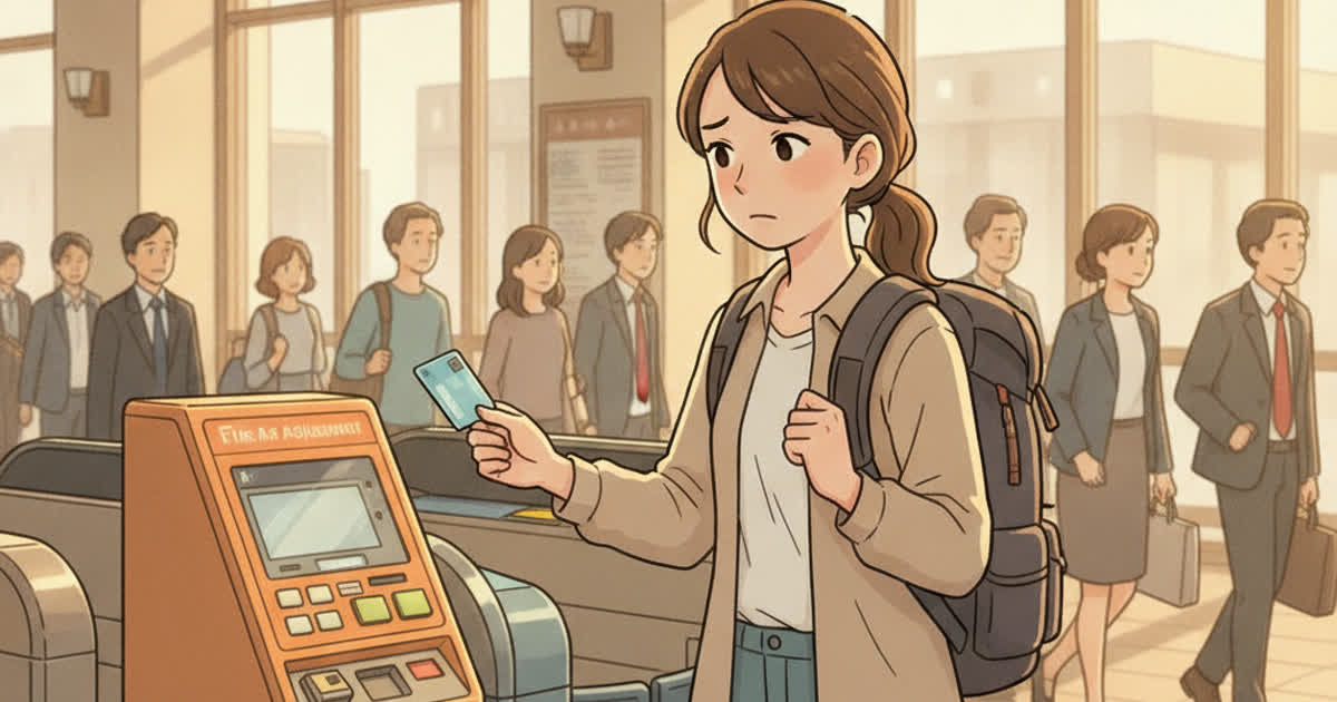 What To Do If Your Suica Does Not Have Enough Balance at a Japanese Ticket Gate
