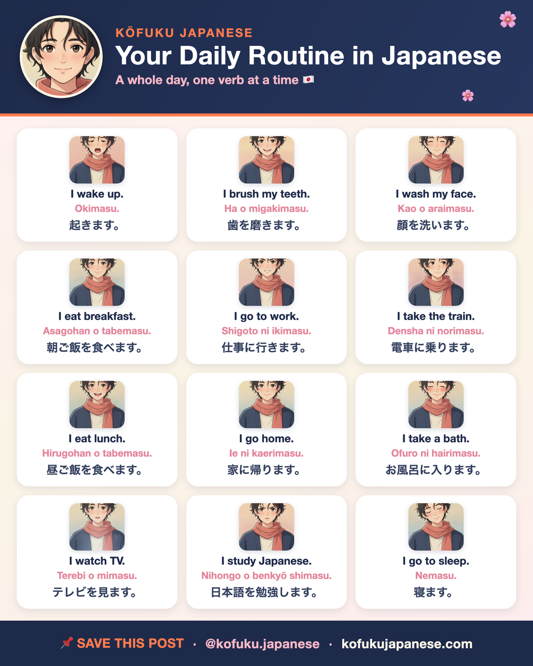 Your Daily Routine in Japanese