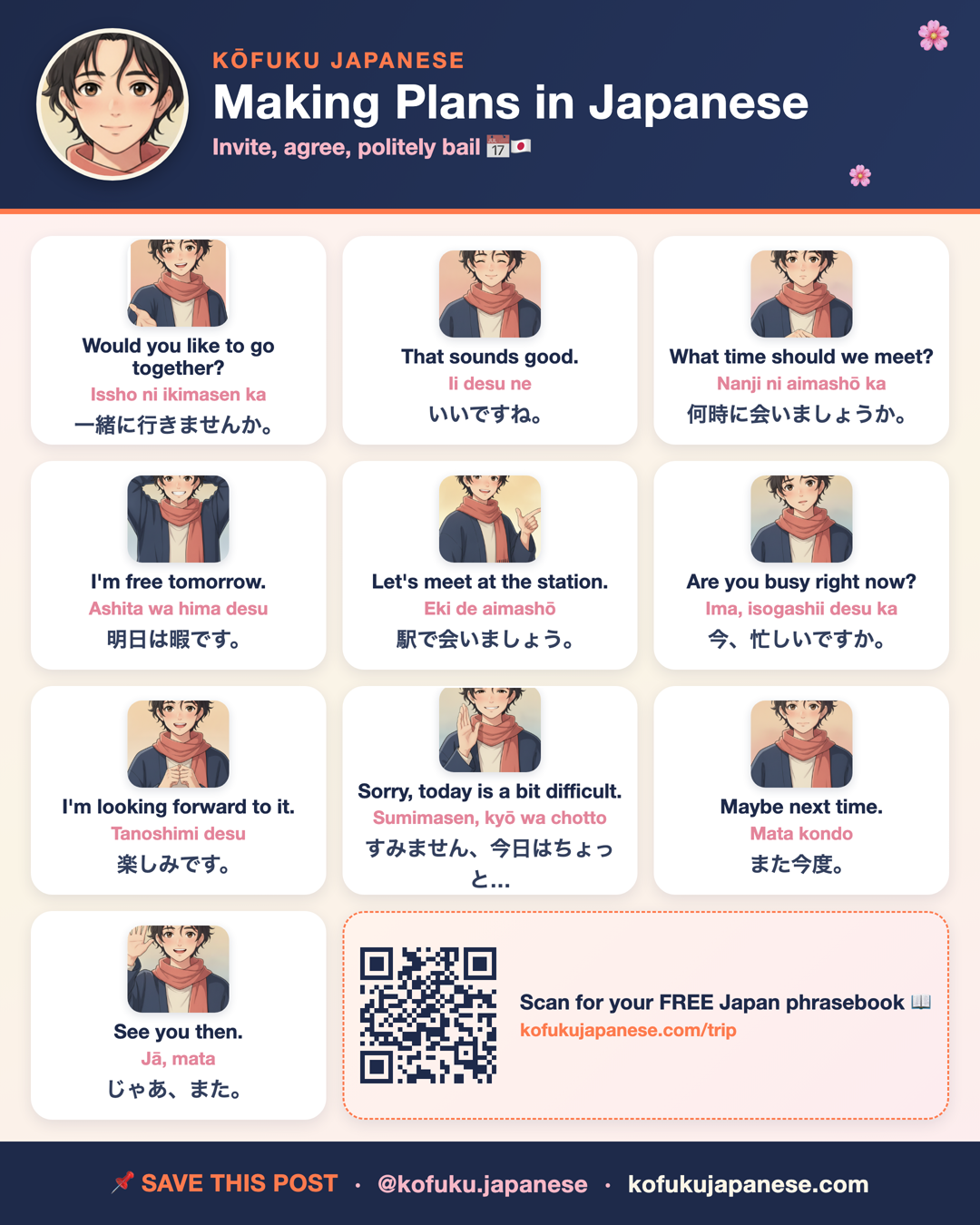Making Plans in Japanese