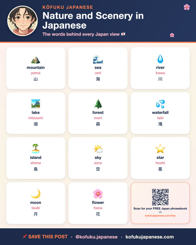 Nature and Scenery in Japanese