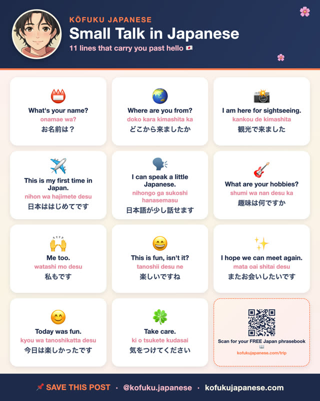 Small Talk in Japanese