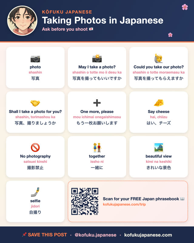 Taking Photos in Japanese