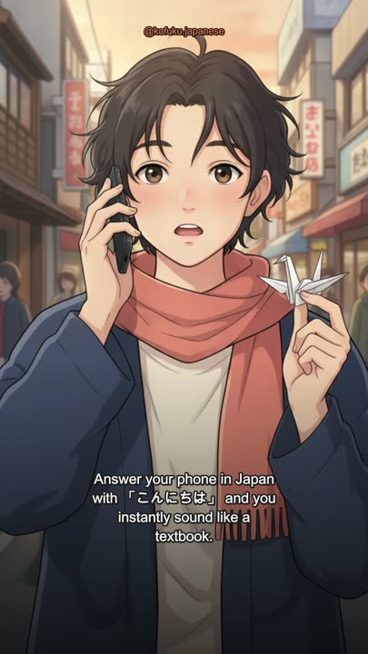 Your First Phone Call in Japanese