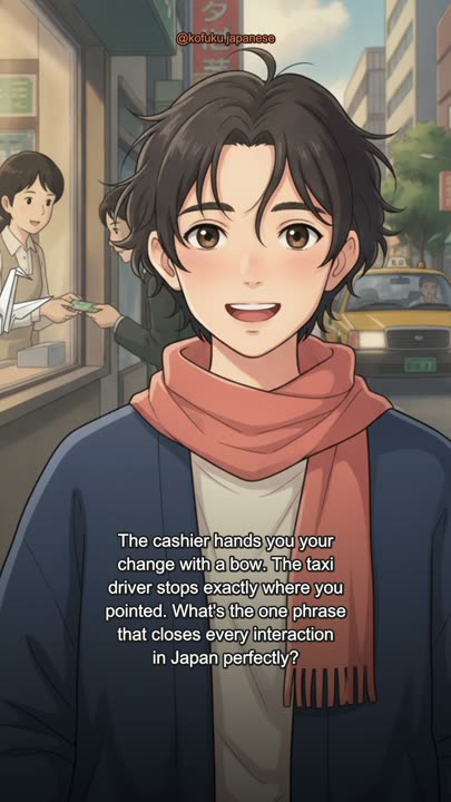 The Polite Thank You That Closes Every Interaction in Japan