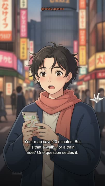 Do You Need a Train, or Can You Just Walk? Ask This in Japan.