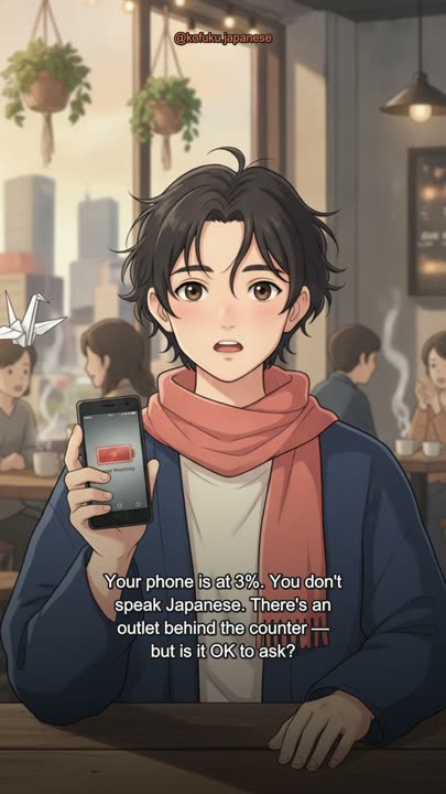 Phone at 3% in Tokyo? The One Phrase That Saves Your Night