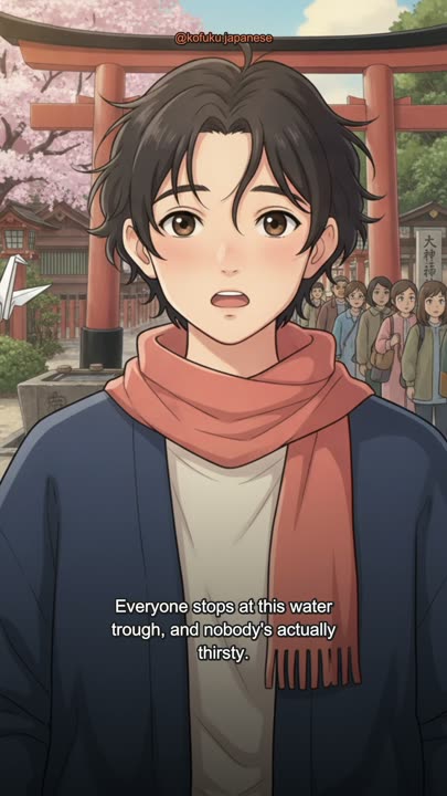 Everyone Stops at This Stone Basin Before the Shrine. Nobody Tells You What to Do.