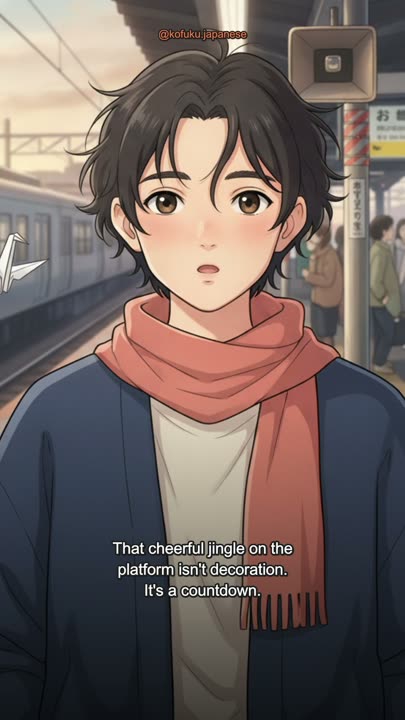 That Cheerful Jingle on the Japanese Platform Is Not Decoration. It Is a Countdown.