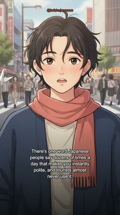 The One Word That Makes You Instantly Polite in Japan