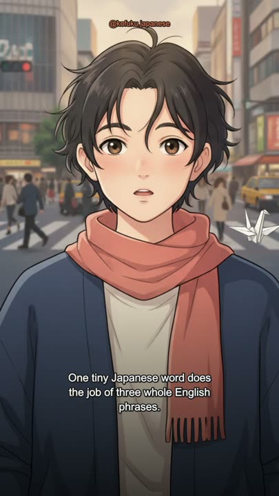One Japanese Word for Here You Go, After You, and Go Ahead