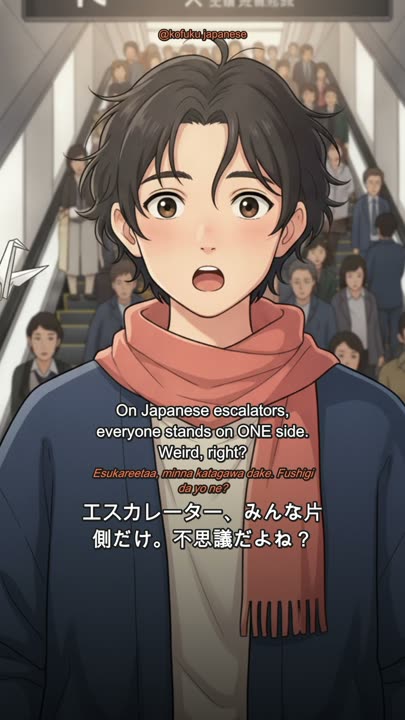 Why Everyone Stands on One Side of the Escalator in Japan