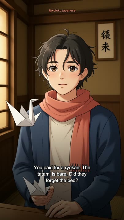 POV: You Paid for a Ryokan. The Floor Is Empty. They Did Not Forget the Bed.