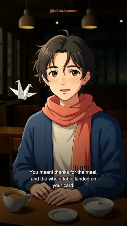 You Meant Thanks and Bought the Table