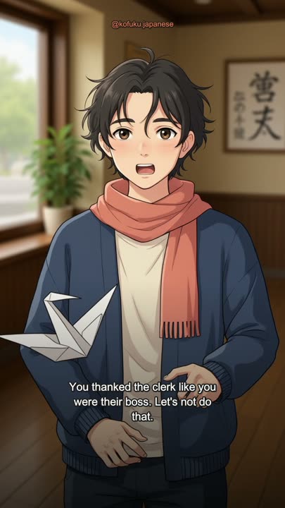 You Thanked the Clerk Like You Were Their Boss