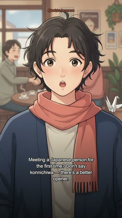 Meeting a Japanese Person? Skip Konnichiwa. Say This.