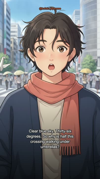 It Is Not Raining in Tokyo. So Why Is Everyone Walking Under an Umbrella?