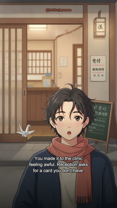 You Made It to the Japanese Clinic. Reception Opens by Asking for a Card You Were Never Going to Have.