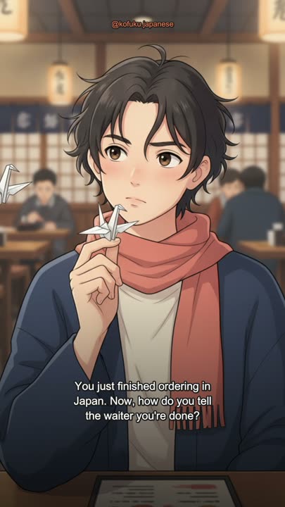 How to Say 'That's All' at a Japanese Restaurant