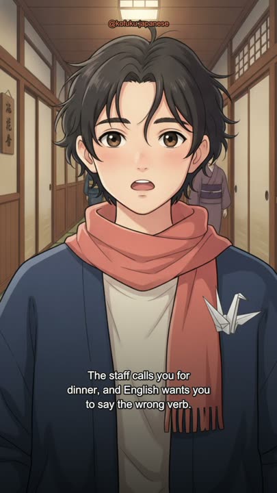 Someone in Japan Calls You Over. The English Word Coming Sends You the Wrong Way.