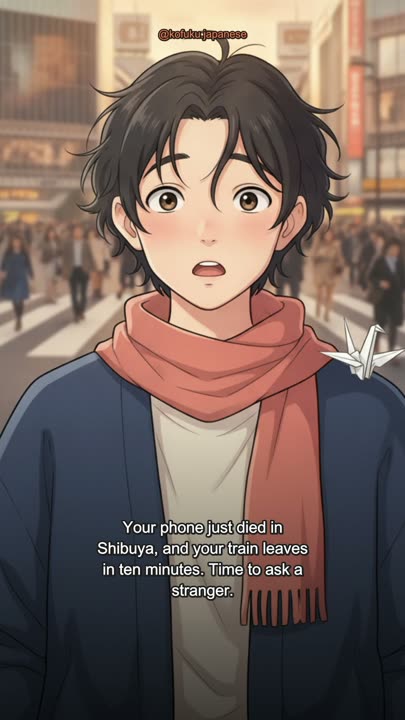 Phone Dead in Shibuya? The Two Words That Get You the Time
