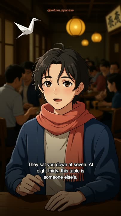 They Sat You Down at Seven. The Table Is Not Yours Past Eight Thirty.
