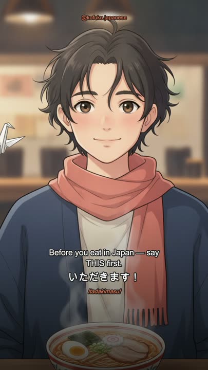 Why Japanese People Say This Before Every Meal