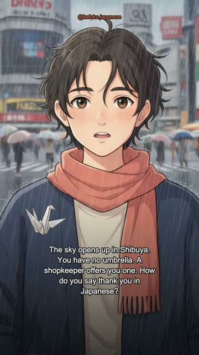 Caught in Tokyo Rain? Borrow This Phrase and a Raincoat