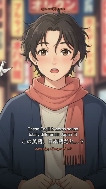 English Words Japanese People Say Completely Differently