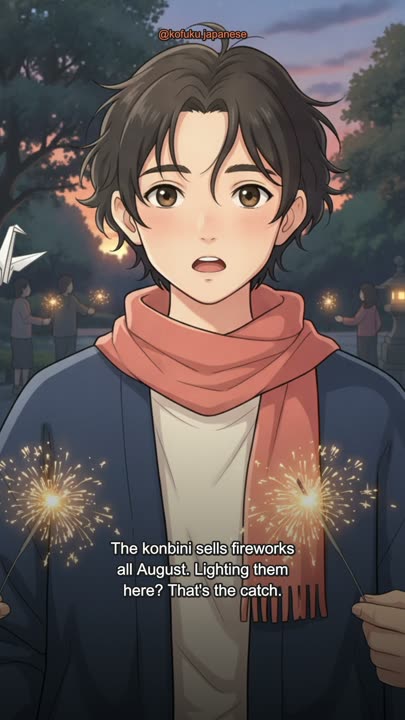 The Konbini Sells Fireworks All August. Where You Can Light Them Is the Catch.