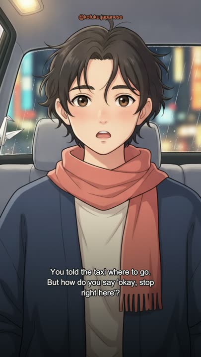 How to Tell a Japanese Taxi 'Stop Here'