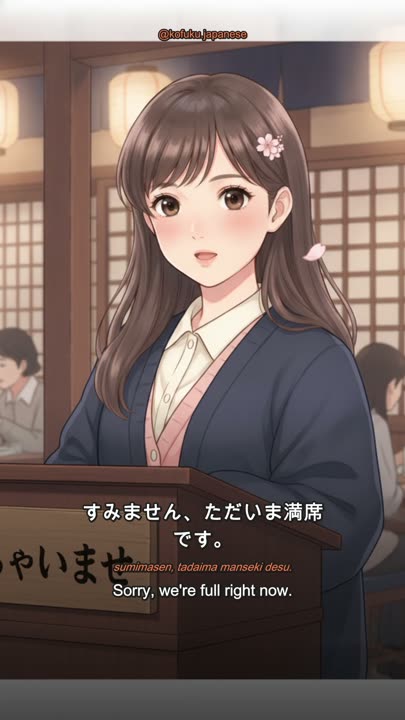 "Sorry, We Are Full." In Japan That Is Not the End of the Conversation.