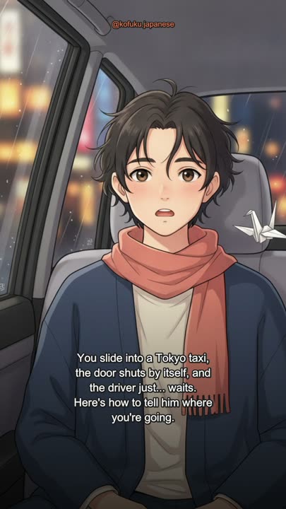 Getting in a Tokyo Taxi? Say Where You're Going in Three Words