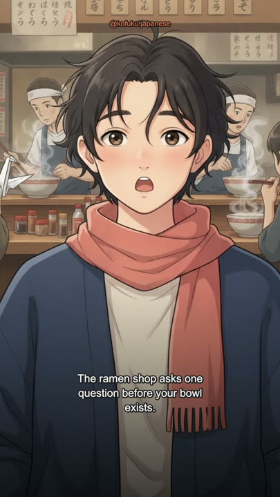 The Ramen Shop Asks How You Want Your Noodles. Say Nothing and You Get the Boring Answer.