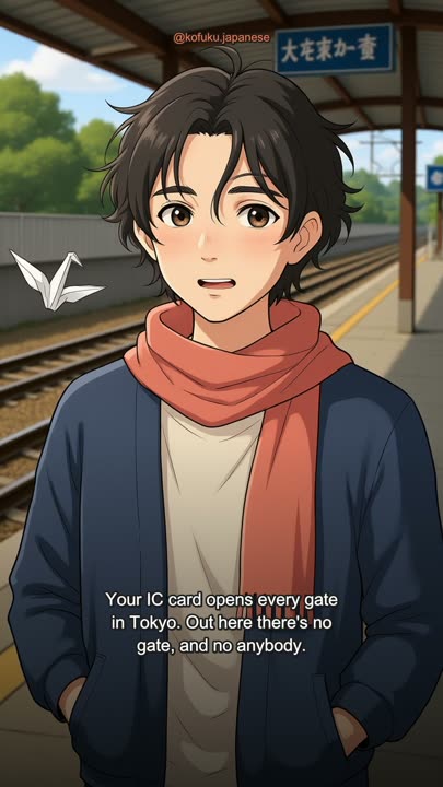 Your IC Card Opens Every Gate in Tokyo. Out Here There Is No Gate, and No Anybody.