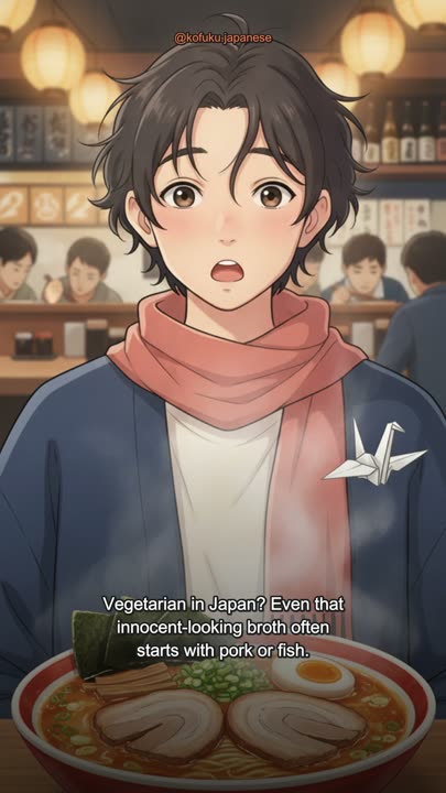 Vegetarian in Japan? The Phrase That Keeps Meat Off Your Plate