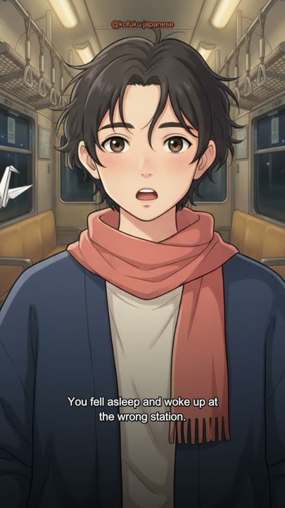 You Fell Asleep on a Japanese Train and Woke Up Somewhere Else. Say This at the Gate.