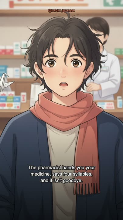 Leaving a Japanese Pharmacy? They Say This. It Isn't Goodbye.
