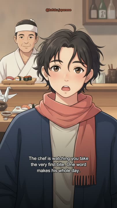 Want to Make a Japanese Chef's Whole Day? Say This Mid-Bite