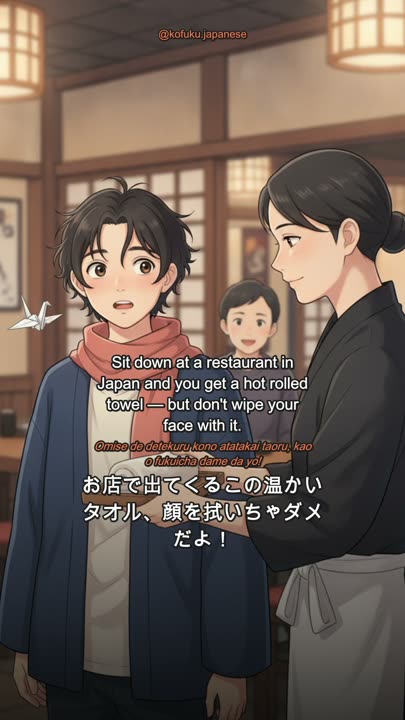 Japan Hands You a Hot Towel — Don't Use It Wrong