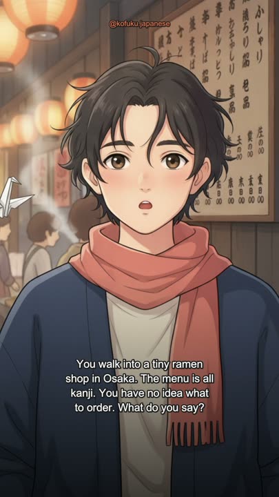 All Japanese Menu? This Phrase Picks Your Meal for You