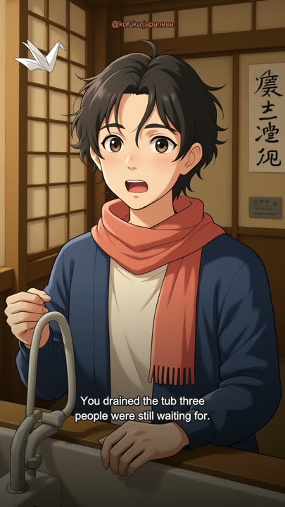 You Had a Bath at a Japanese Home and Pulled the Plug. Three People Were Still Waiting for That Water.