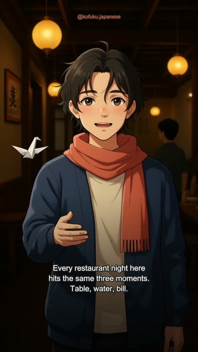 Three Lines Get You Through Any Restaurant in Japan