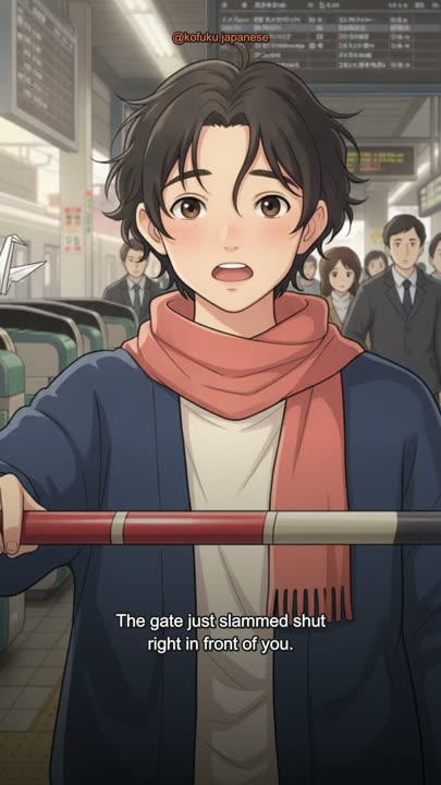 The Ticket Gate Slammed Shut on You in Tokyo. Two Kanji Fix It.