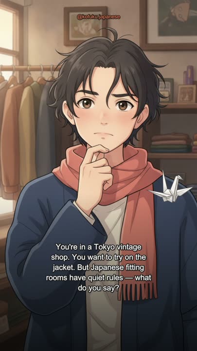 Want to Try On That Jacket in Tokyo? Say This Before You Step In