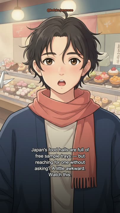 That Free Sample Tray in a Japanese Food Hall? Ask Before You Reach.