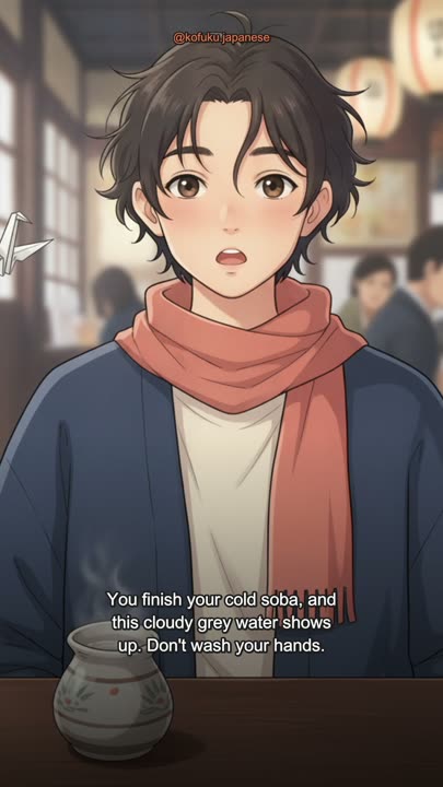 You Finished the Cold Soba. That Pot of Cloudy Grey Water Is Not for Your Hands.