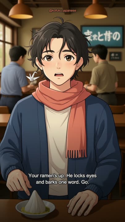 The Ramen Guy Looks Up and Shouts a Question at You. You Have About Two Seconds.