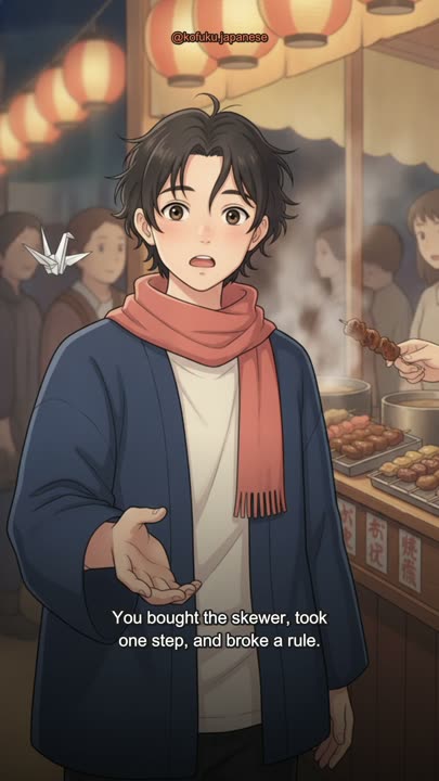 You Bought the Festival Food. Now Do Not Take a Single Step.