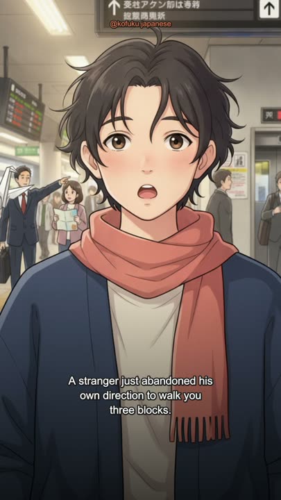 He Abandoned His Own Direction and Walked You Three Blocks. Japan Has a Word for That.