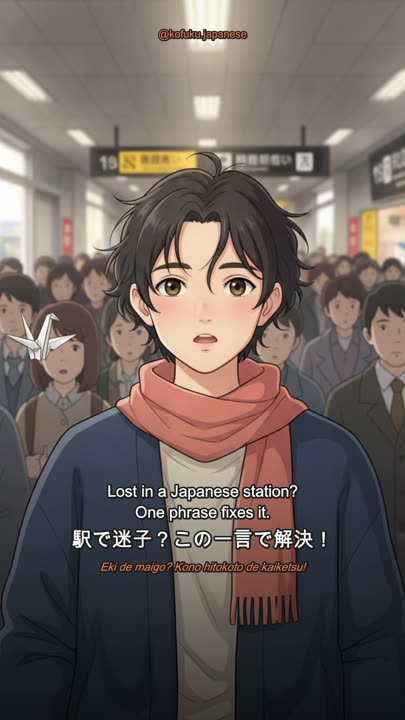 The One Phrase That Saves You in Any Japanese Train Station